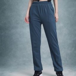 Women Solid Green Track Pants-image-63