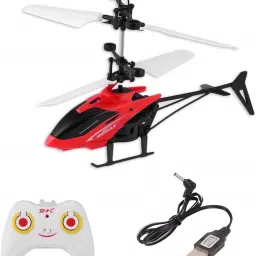2-in-1 Flying Outdoor Exceed Induction Helicopter with Remote & sensor (Red)-image-28