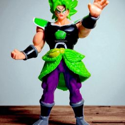 Dragon Ball Super Action Figure Toy – Green Hair Super Saiyan Collectible Anime-image-9