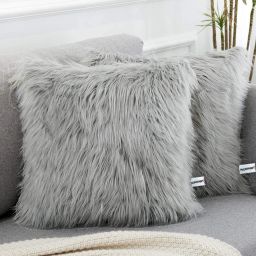 Microfibre Solid Cushion Pack of 2-image-67