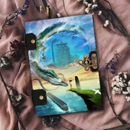 di-kraft Printed Diary Notebook With Lock Clasp For Gift/Office Use (5*7 Inch,160 Pages) A5 Diary Unruled 160 Pages image 4