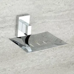 New Design Premium Design Stainless Steel Soap Holder/Soap Dish/Bathroom Soap Stand/Bathroom Accessories(Chrome Finish) (Silver, Steel) (pack of 1) 6 inch 1 Bar Towel Rod-image-59