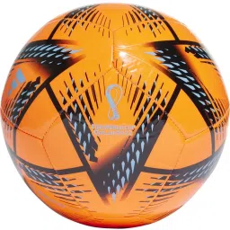unisex adult FIFA World Cup Qatar 2022 speed shell Soccer Ball Solar Orange Football - Size: 5-image-24