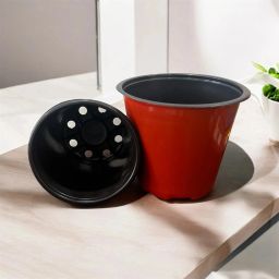 Thermo Plastic Nursery Flower Pot | 6 inch size | Plant Container Set-image-47