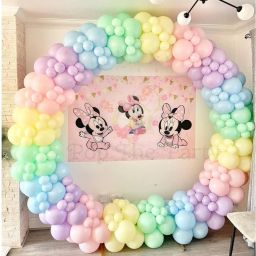 Solid 100pcs 9" Multicoloured Latex Balloon Balloon-18