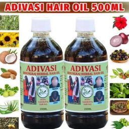 adivasi original hair oil 500 ml. 17 Regrowth Anti Hair Fall Anti Dandruff Hair Oil-picture-44