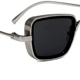 UV Protection Retro Square Sunglasses (Free Size)-image-1