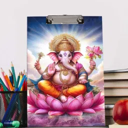 Lord Ganesh A Digital reprint examination pad school collage Size 14x10 inch-image-10