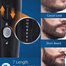 Agaro MT 5001 Beard Trimmer with 50 Minutes Run Time & USB Charging image 2