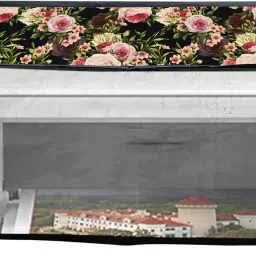 JMT Printer Cover For HP Ink Advantage 2545 All in One Printer (Black Rose Print) Printer Cover-image-76