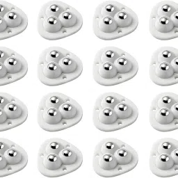 Self Adhesive Caster Wheels 360° Swivel Universal Wheel Mini Roller Ball Swivel Furniture Caster-image-4