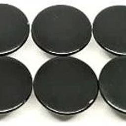 Black Metal Buttons 17mm Diameter snap on no sew Bronze Buttons for Jeans Jackets etc. Black Finish (Plain Black 17mm Shiny, 10 Pieces Set) Metal Buttons-picture-27