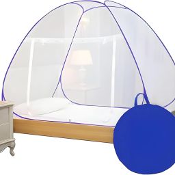 privine Polyester Adults Washable Polyester Double Bed with Saviours(Suitable for 6 ft x 6 ft ) Mosquito Net image 5