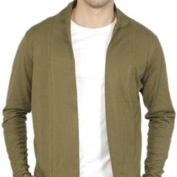 Men Jacket Style Full Sleeve Green Shrug-image-66