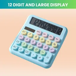 Desktop Calculator, 12-Digit Large LCD and Large Buttons for Office, Homes W8 Basic Calculator-image-99