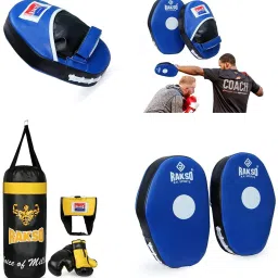 BOXING KIT WITH PUNCHING BAG WITH BOXING GLOVE WITH FOCUS PAD FOR KIDS MEN Boxing Kit-image-66