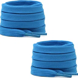 house of common Shoe Laces Light Blue flat 120cm shoe laces for Blue canvas sneakers shoes Shoe Lace-image-36