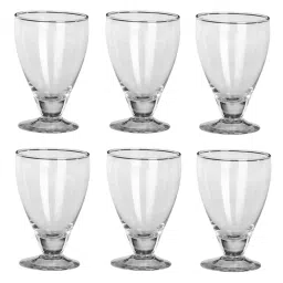 Bottle & 12 Glass Serving Lemon Set, Blue, Clear, Glass - A33 Jug Bottle Glass Set-image-67