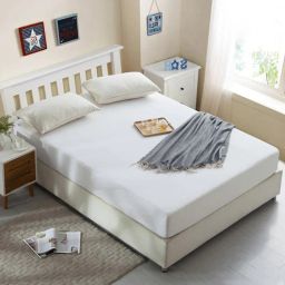 coirfit Jena (78x36) Cotton Waterproof Single Size Protector In White Colour-picture-43