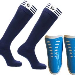 Hockey Kit || Blue Socks Shin Guard Combo || Football Kit-image-85