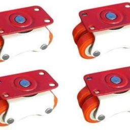 4 WHEELS MOVABLE CASTER ORANGE 4 PC. SET Appliance Furniture Caster (Pack of4) Appliance Furniture Caster-image-27