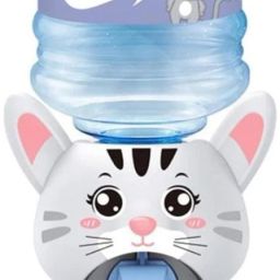 Mini Cat Water Dispenser Toy for Kids, Cute Cartoon Animal Shaped Water Fountain-image-99