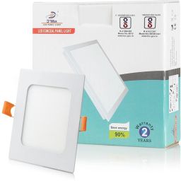 6w square super brite pack of 01 Led Lights Ceiling Light Ceiling Lamp-image-1
