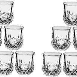 (Pack of 12) Vodka | Tequila | Rum | Gin | Wine | Champagne Flute |Juice glass Glass Set Shot Glass-image-64