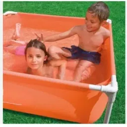 Pool Frame Mini, Available in 3 Different (Orange Colour) Inflatable Swimming Pool-12