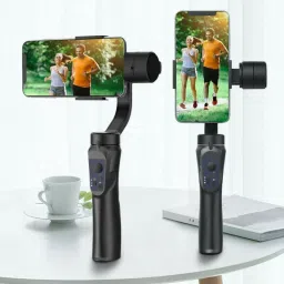 Elevea Lightweight and Compact Superior Stabilization 3-Axis Gimbal Stabilizer 360 3 Axis Gimbal for Mobile image 2