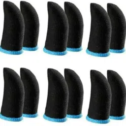 Mobile Gaming Finger Sleeves for Extra Grip (Slip Proof and Sweat Proof) 6 Pairs Finger Sleeve-image-63
