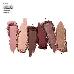 M.A.C Connect In Colour Eyeshadow Palette X6 - Embedded In Burgundy image 5