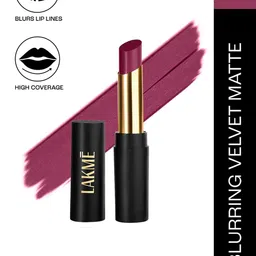 Lakme Absolute Beyond Matte Bullet Lipstick with Argan Oil - Burgundy Boss 501-4