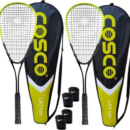 LST-125 Squash Racquet made of Aluminium for Lightness and Durability Multicolor Strung Squash Racquet-image-44