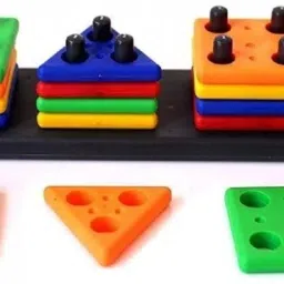 Smart Activity Learning & educational Geometry Shape & color Block game for Kids-25