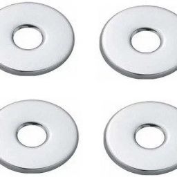 Premium Quality Stainless Steel Chrome Plated Round Wall Flange (Pack of 4) Plate Flange-image-15