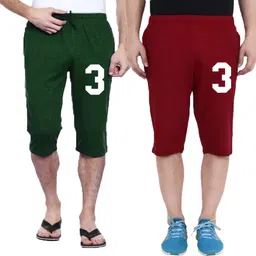 diwazzo Graphic Print Men Three Fourths-picture-15