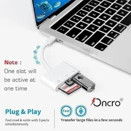 ONCRO 3 in 1 Type C to USB Card Reader SD Micro TF 3.0 Adaptor Android camera laptop Card Reader image 2