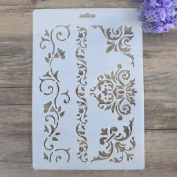 DIY Decorative Stencil Template for Painting | stencil for wall painting home DIY Decorative Stencil wall Stencil-image-47