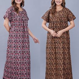 houseofcommon Pack of 2 Women Nighty-picture-47