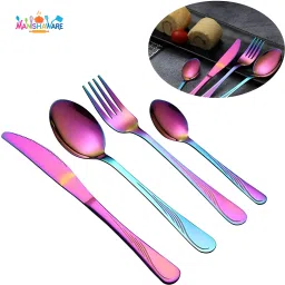 NBD_SPOON_C_RAINBOW_SETOF_20 Stainless Steel Cutlery Set-image-40