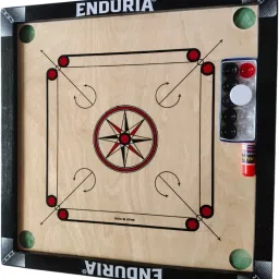 Medium Size Carrom Board, Inch Smooth Ply Surface with Coins & Striker 66 cm Carrom Board-image-63