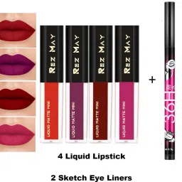 Beauty Non Transfer Liquid Matte Lipstick Set of 4-22