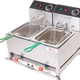 8 Liter Double PAN Deep Fryer- Electric & Gas - 8 L Electric Deep Fryer-picture-15