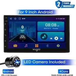 9 Inch Car Android TS9 4GB+64GB,4th Gen,4 Core,IPS Display,LED CAMERA|WAP-24 Car Stereo-7