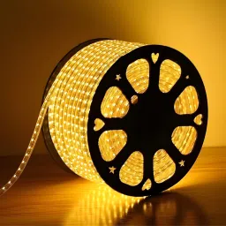 1100 LEDs 15 m Yellow Steady Strip Rice Lights-25