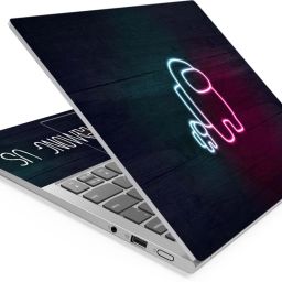 Anweshas Among Us Wooden Full Panel Laptop Skins Upto 15.6 inch - No Residue, Bubble Free - Removable HD Quality Printed Vinyl/Sticker/Cover Self Adhesive Vinyl Laptop Decal 15.6-image-21