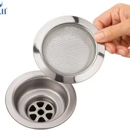 Kitchen Sink Stainless Steel Pop-Up Strainer-image-66