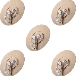 Adhesive Hooks for Hanging Heavy Duty Strong Round Wall Hook 5-25