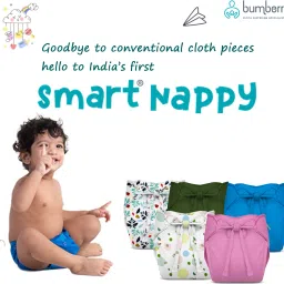 Baby Smart Nappy Reusable & Adjustable Cloth Diaper For Newborn (4-9 Months)-picture-4